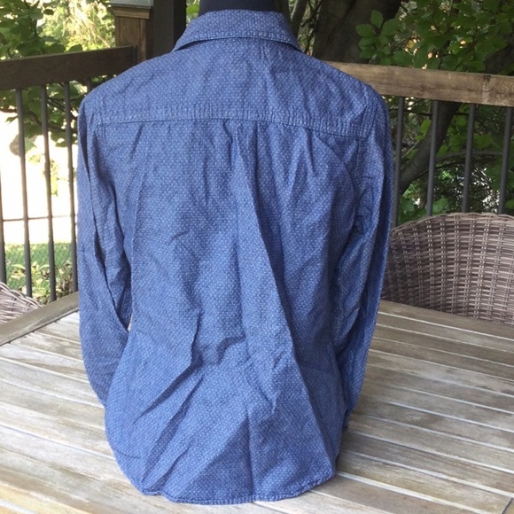 TOMS chambray  popover shirt M - Picture 4 of 7